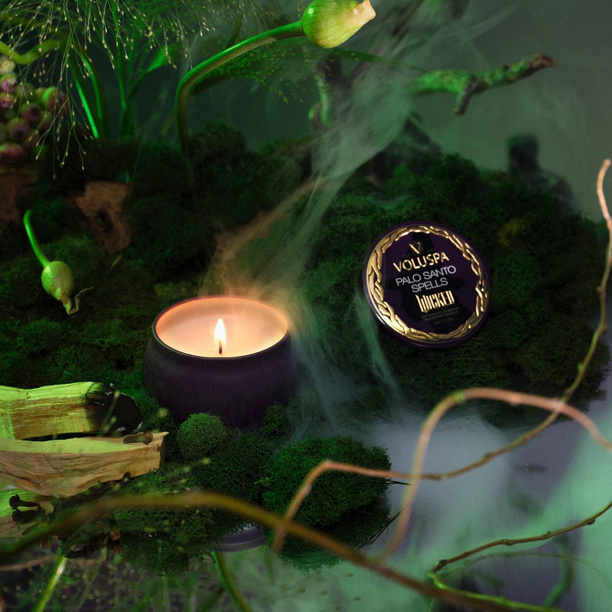 Palo Santo Spells - Mini Tin Candle